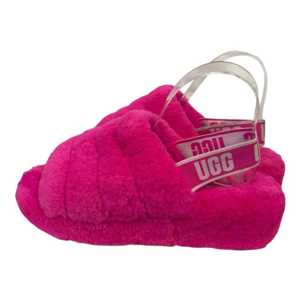 Ugg Fluff Ya Slipper Sandals Size 8 - Picture 3 of 9